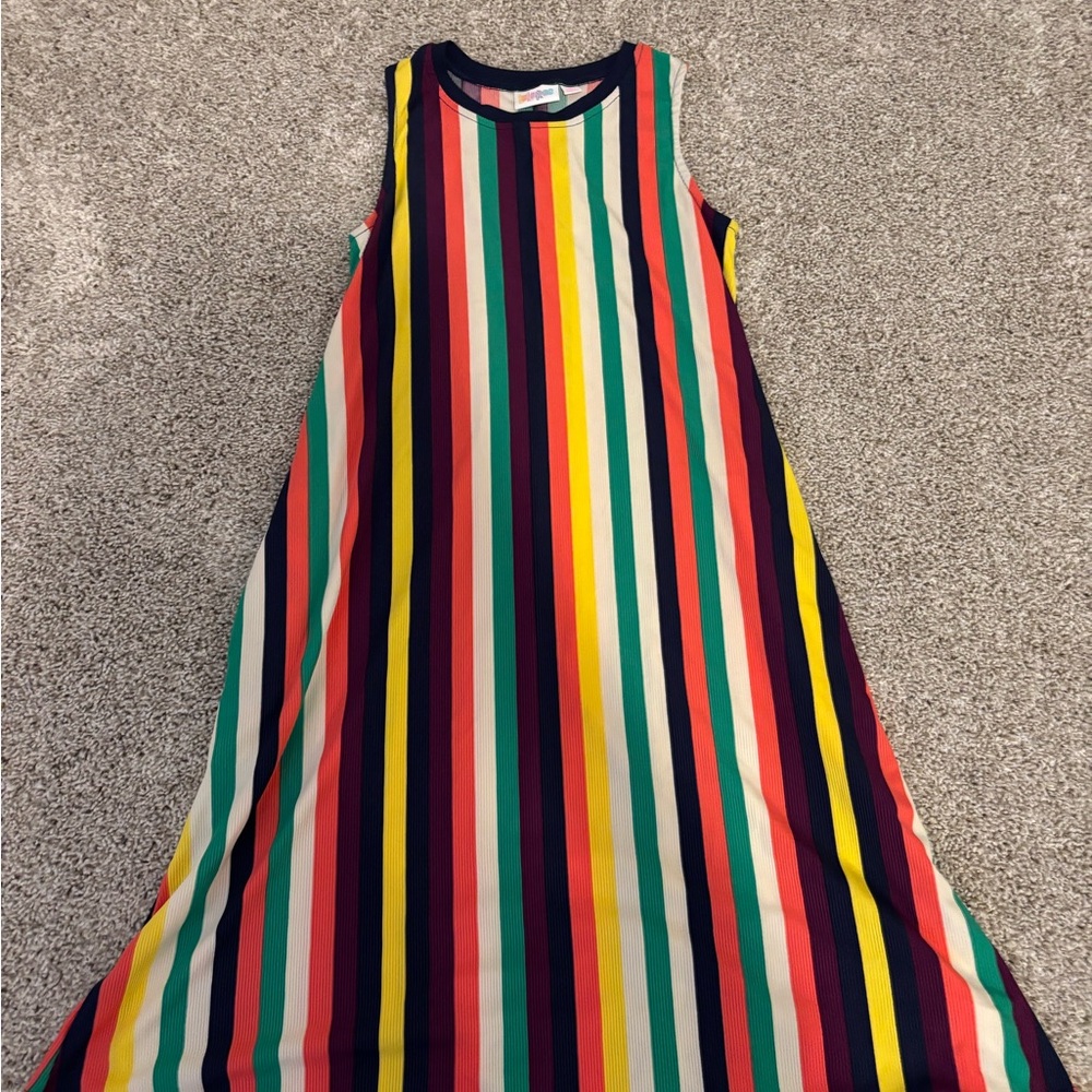 LuLaRoe Multicolor Striped Dress